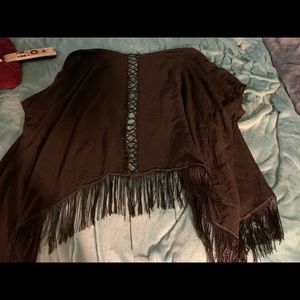 Cover up over thing with fringe